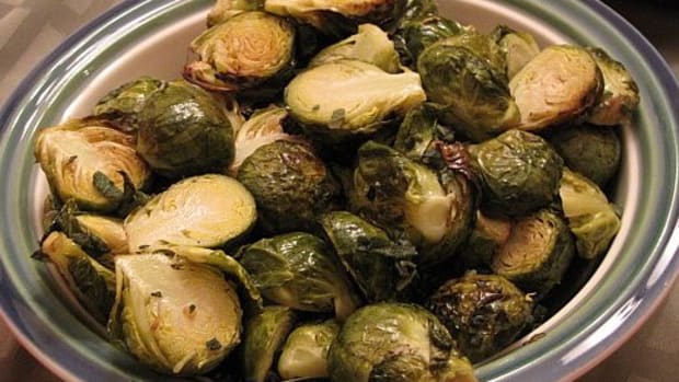 Roasted Brussel Sprouts with Sage Butter