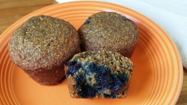 Buckwheat-Chia-Blueberry-Muffins