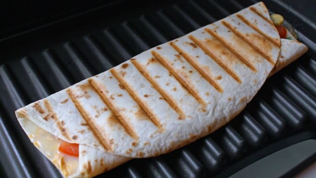 Grilled cheese tortilla