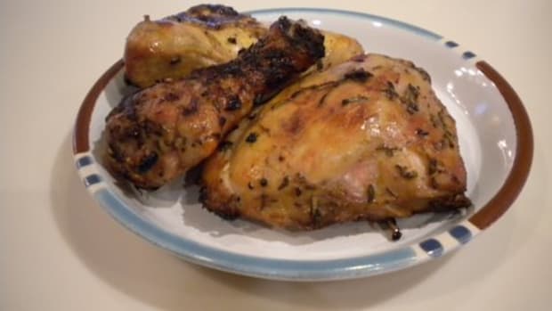 Grilled “Buttermilk” Chicken with Herbs