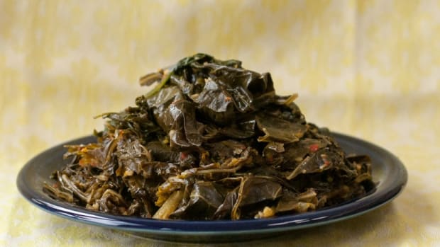 slow cooked greens, brazilian style