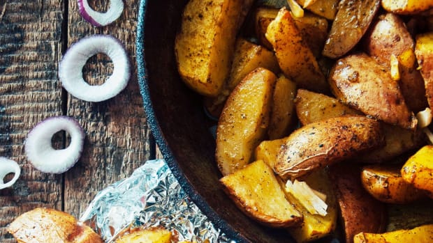Greek Potatoes with Lemon & Garlic