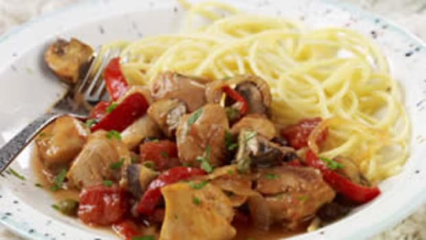 Slow-Cooked Italian Chicken and Mushrooms