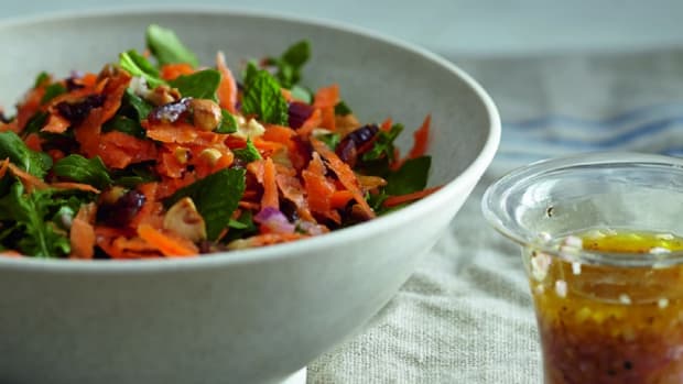 CARROT SALAD WITH MINT AND DATES