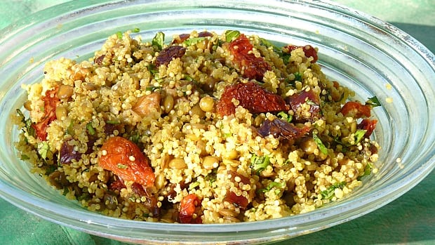 quinoa lentil salad