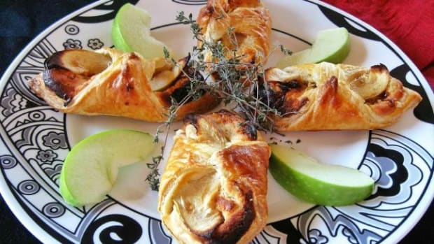 Sweet and Savory Honey Goat Cheese Apple Turnovers