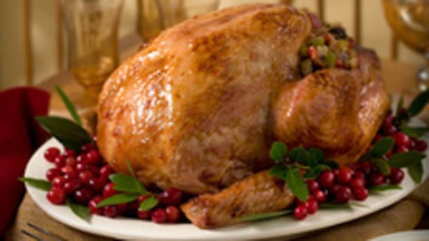 Roast Turkey with Cranberry Orange Glaze