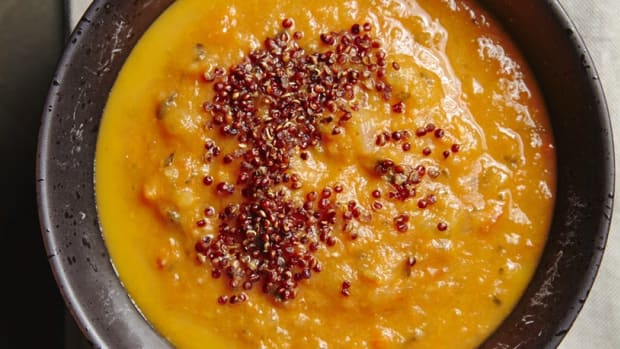 Tomato Soup with Toasted Red Quinoa85