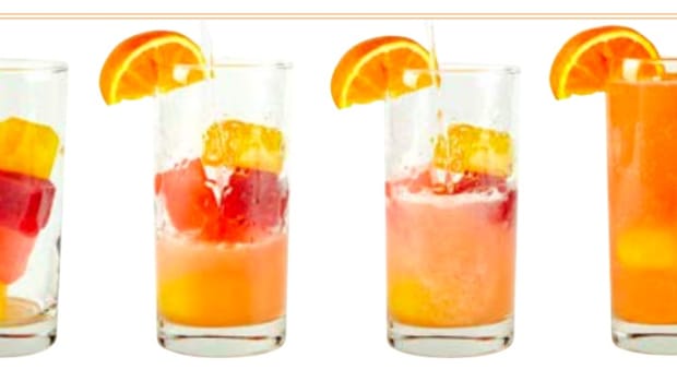 Ice cube cocktails