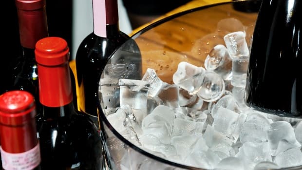 wine on ice