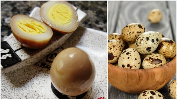 pickled quail eggs