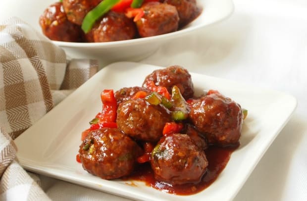 sweet and tangy meatballs