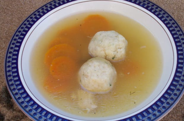Herbed Matzo Ball Soup