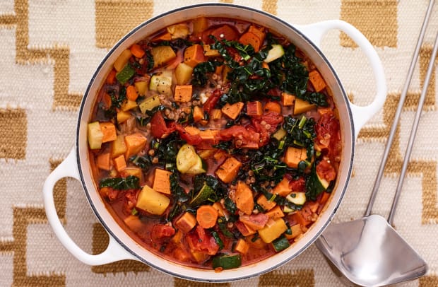 vegetable couscous soup