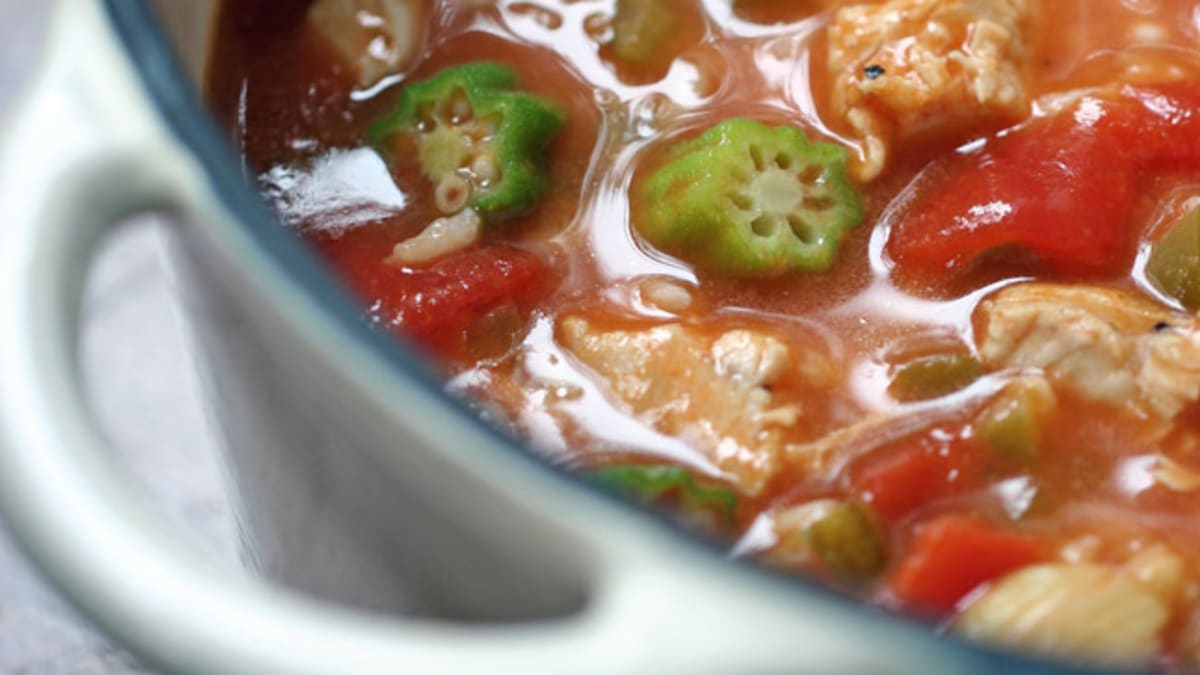 Secrets to Mom's Chicken Gumbo Soup- The Fed Up Foodie