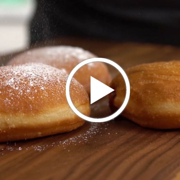Sufganiyot jelly doughnut video