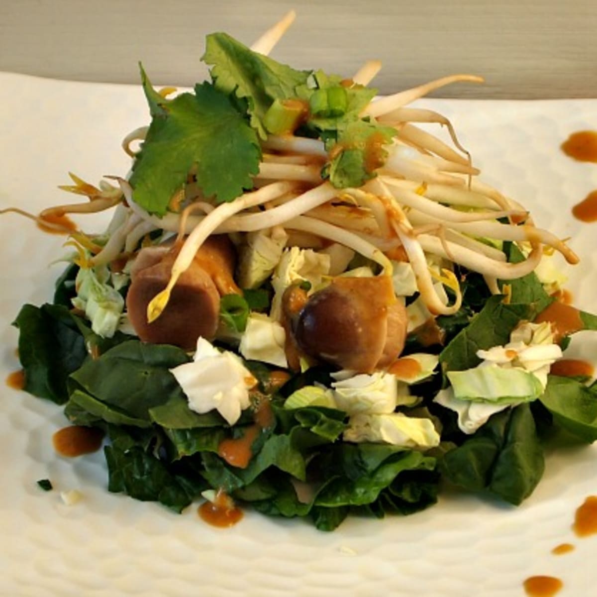 Asian Salad with Wasabi Dressing image