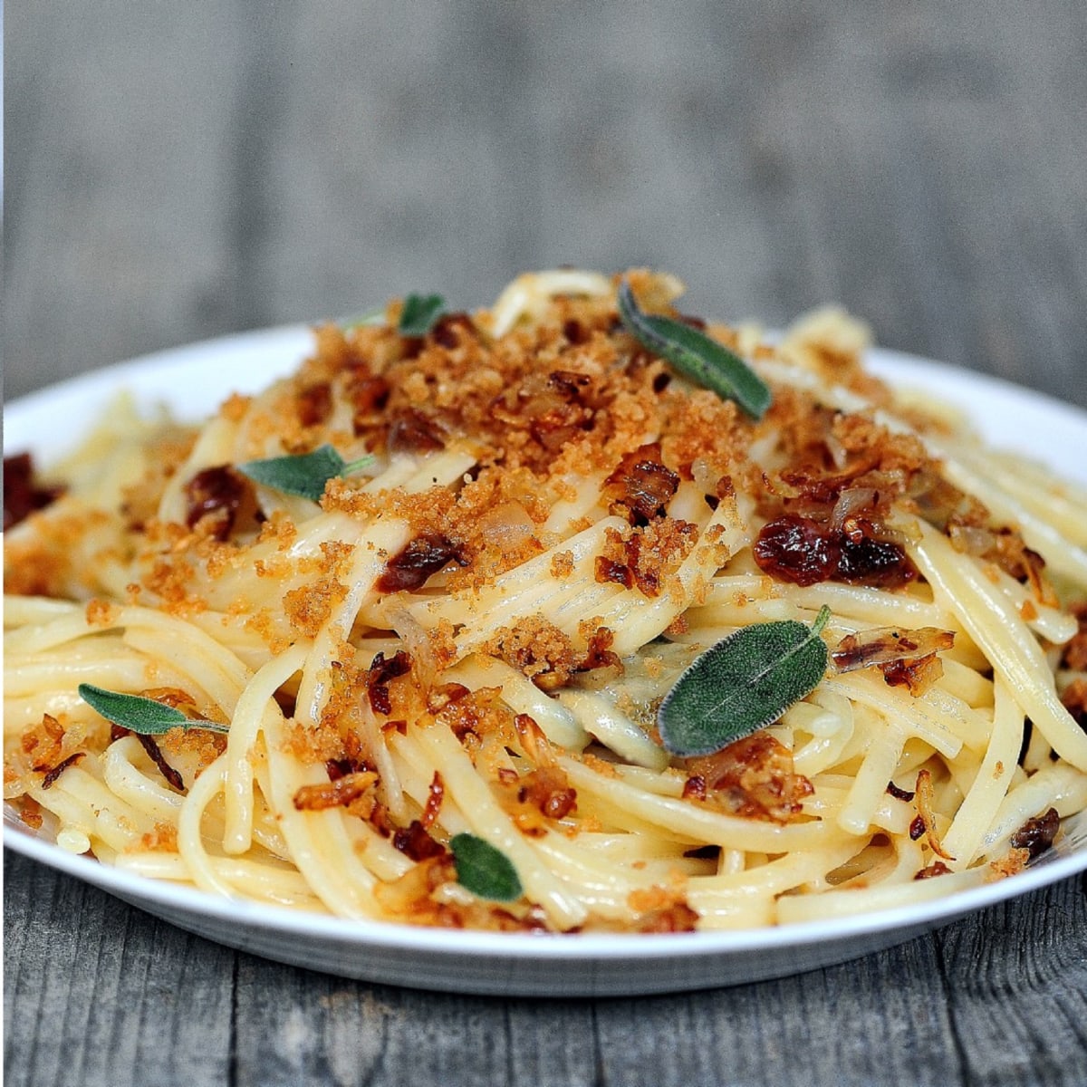 Buttered Linguine with Brown Butter and Sage - Jamie Geller