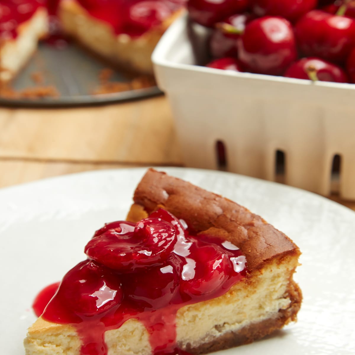 Cherry Mascarpone Cheesecake image