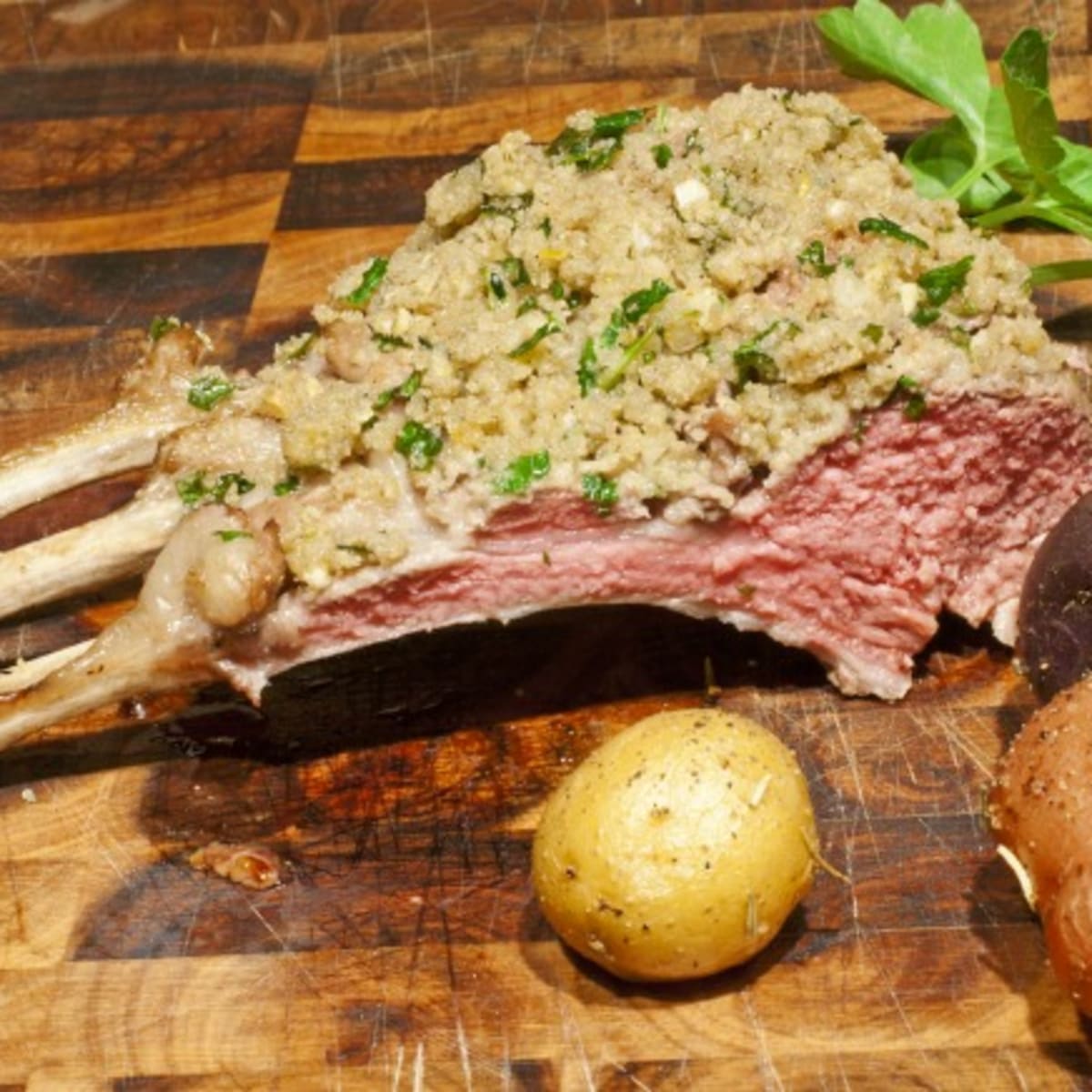 Rack of Lamb Persillade image