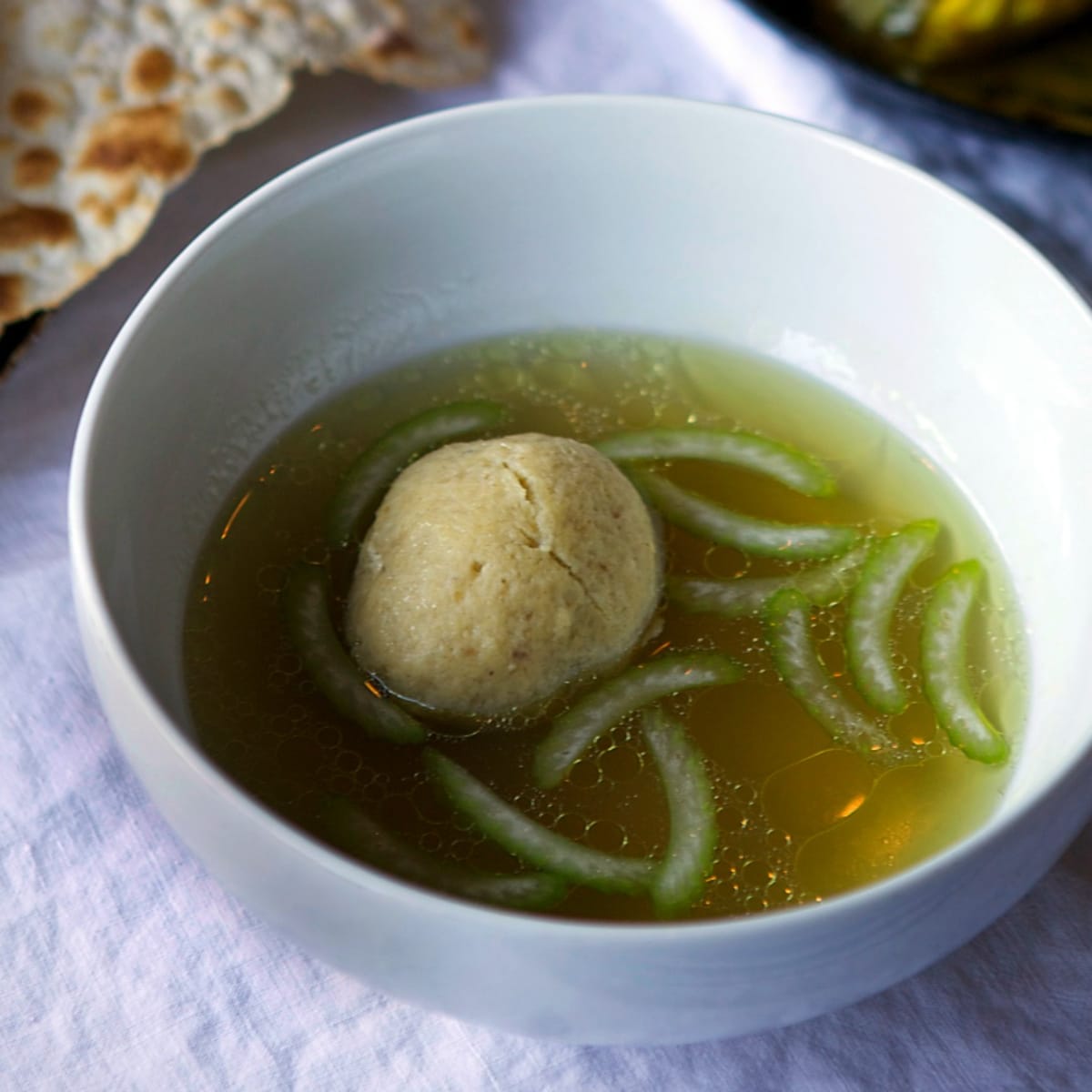 Vegetarian Matzo Ball Soup