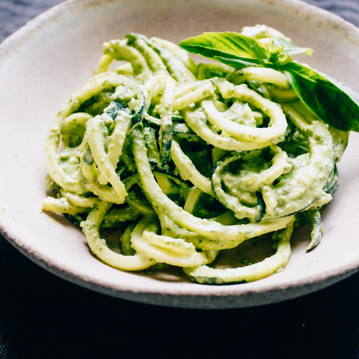 Creamy Zucchini Fettuccine - Jamie Geller