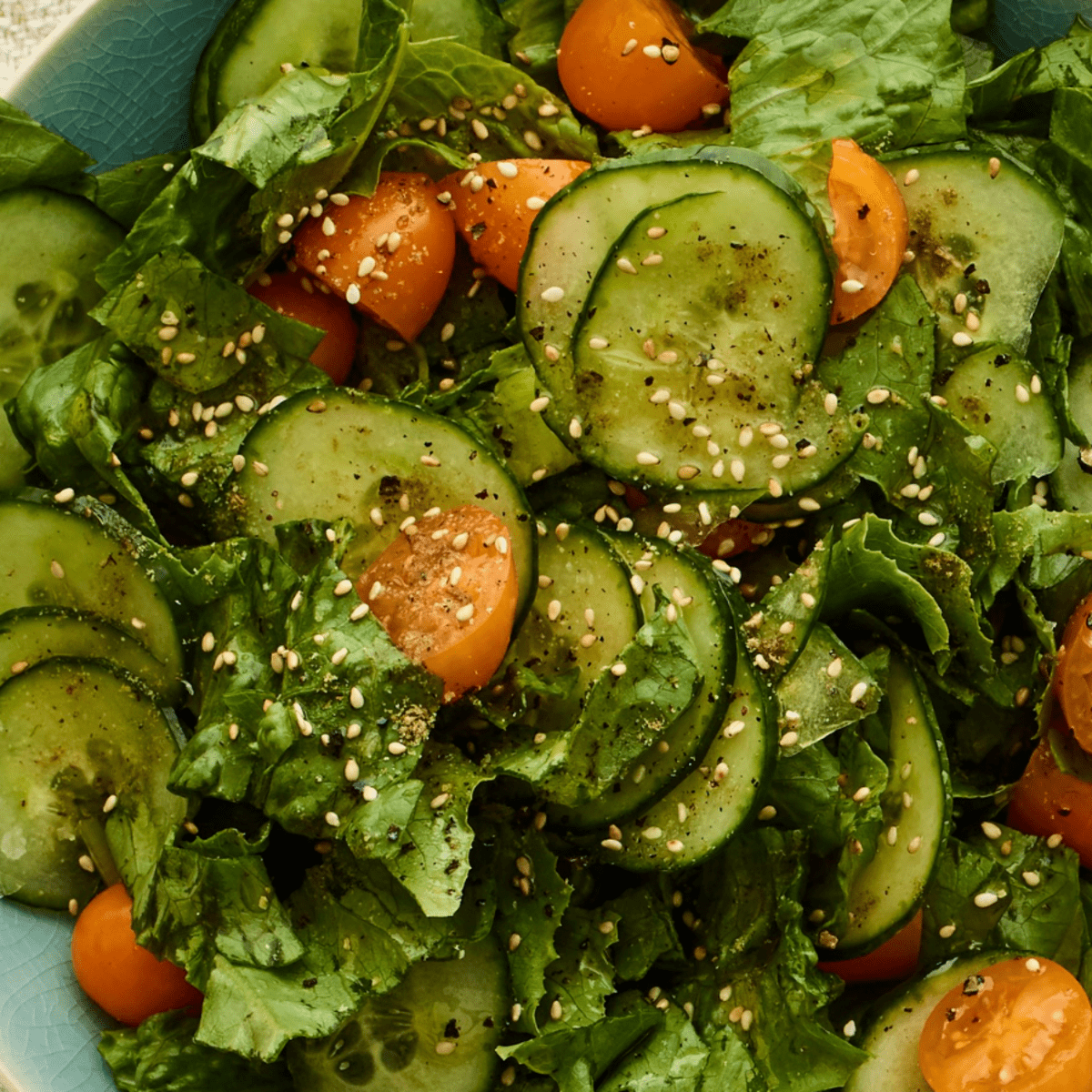 Simple Green Salad (Easy Recipe)