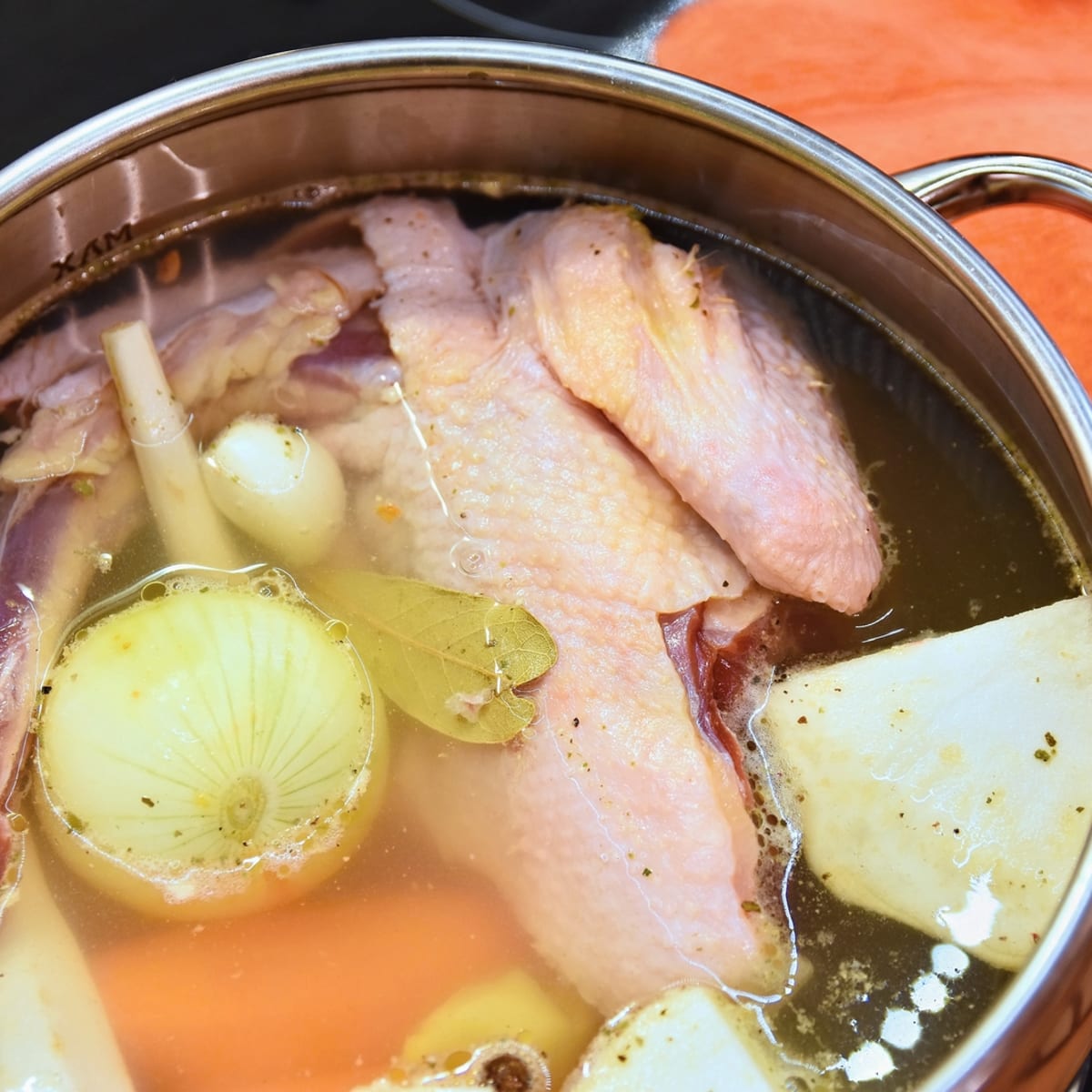 Stock in an top instant pot