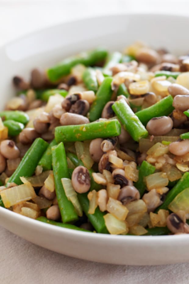 Black Eyed Peas and Green Beans