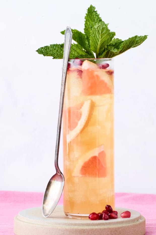 Pomegranate grapefruit cocktail
