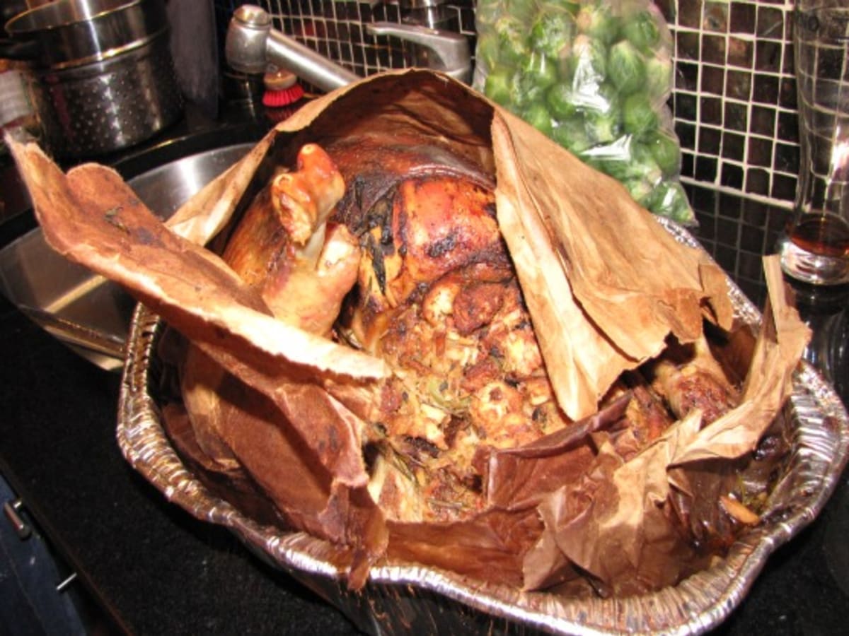 Turkey in a brown paper bag - Jamie Geller