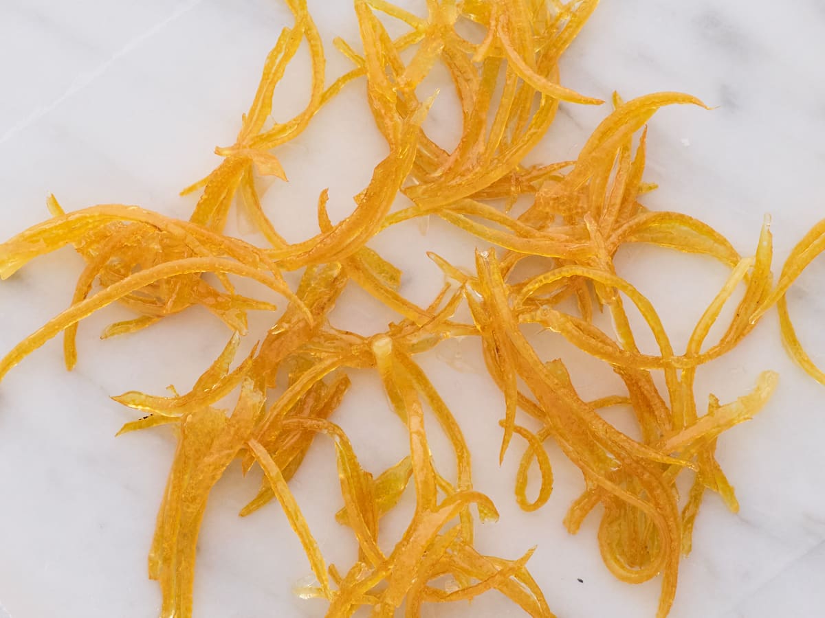 Candied Orange Peel, Recipe