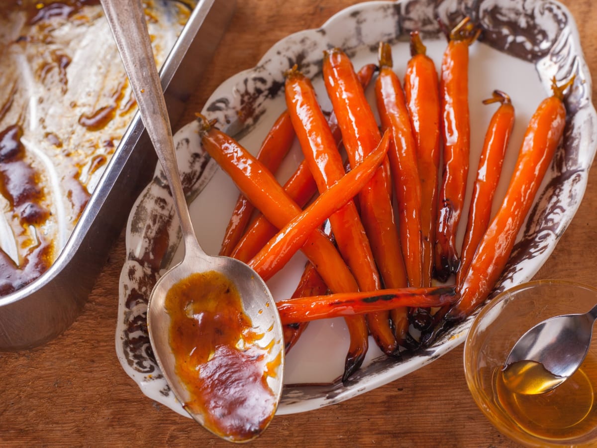 Gingered Carrot Soup Shooters - Jamie Geller