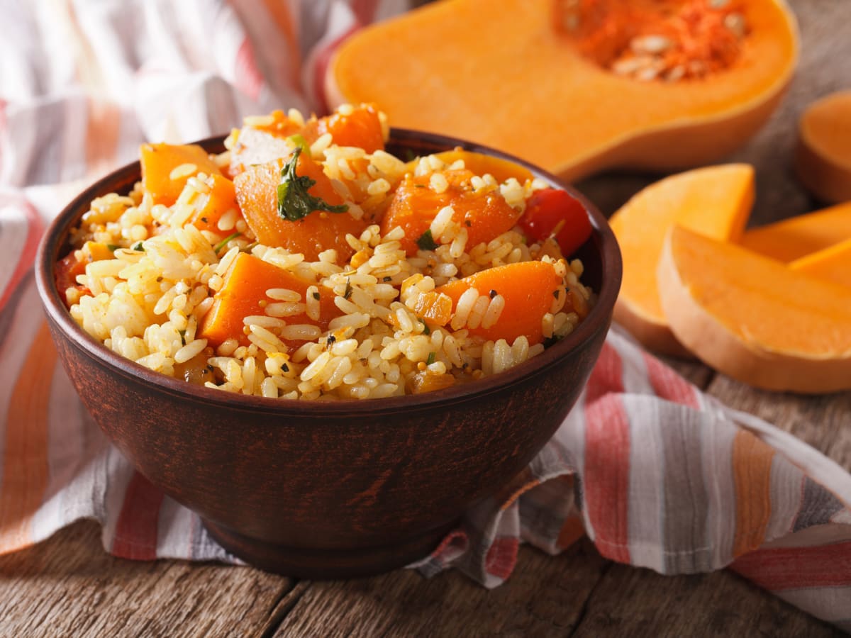 Butternut Squash Pilaf