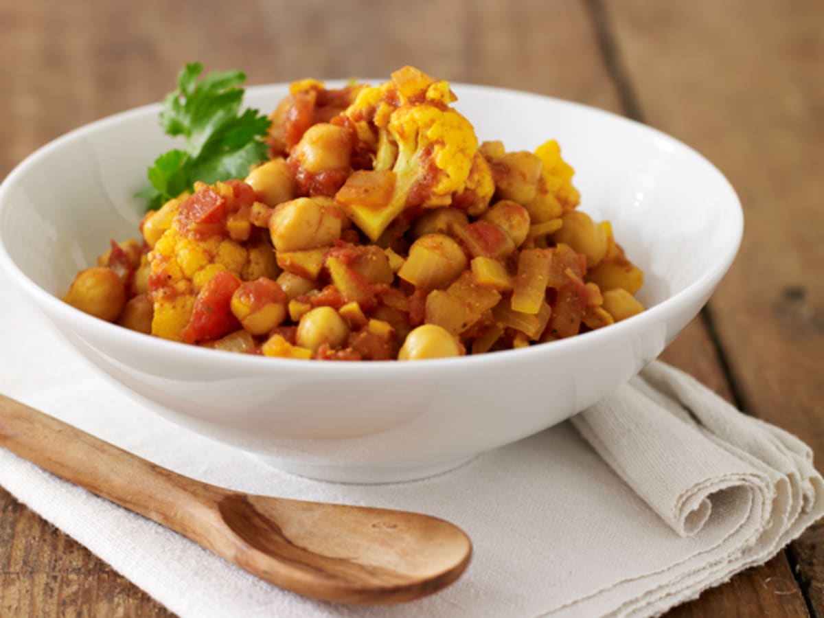 Love Thy Le Creuset and this Curried Chickpea Stew