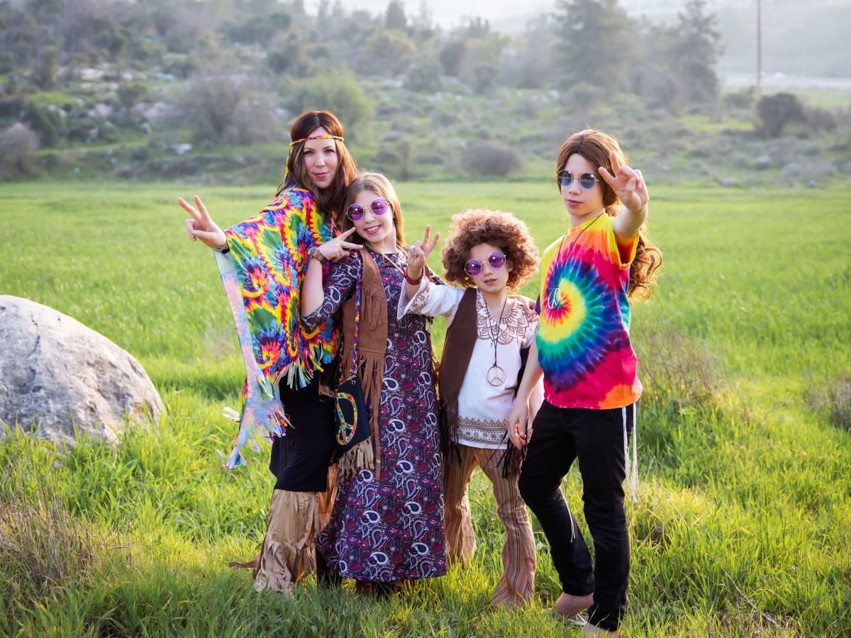 homemade hippie costume