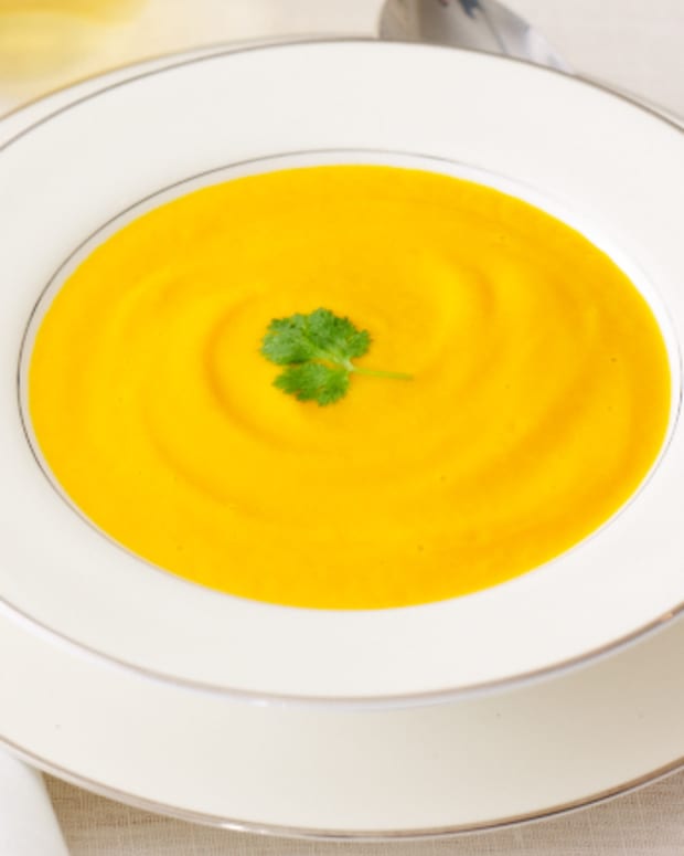 Non dairy Creamy Carrot Soup
