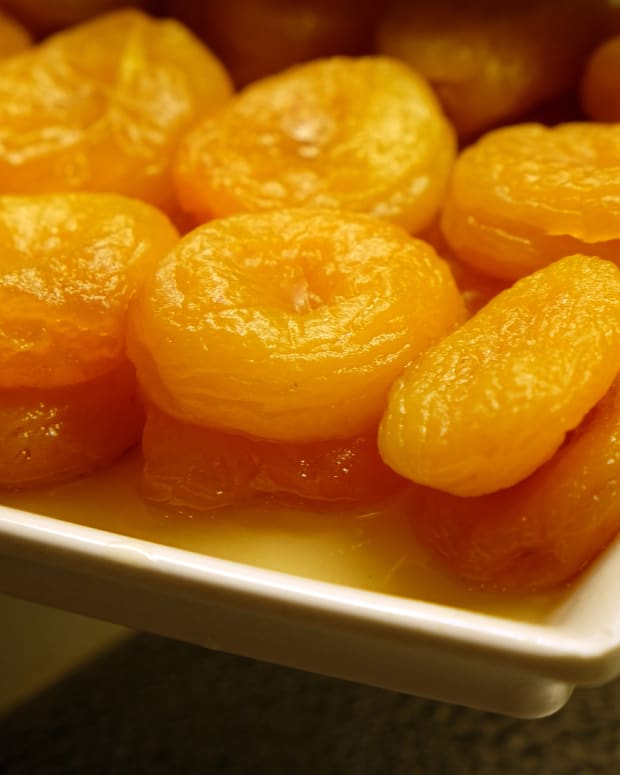 glazed apricots