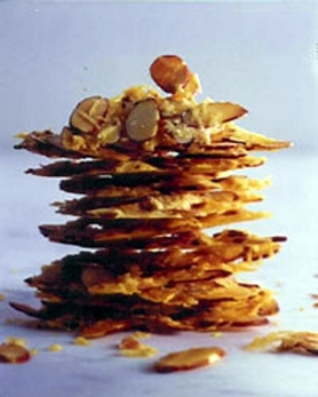 Almond Parmesan Crisps
