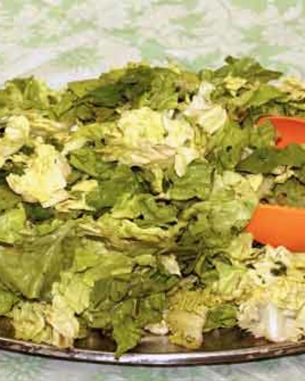Boston Lettuce and Chopped Herbs with Shallot Cider Dressing Recipe