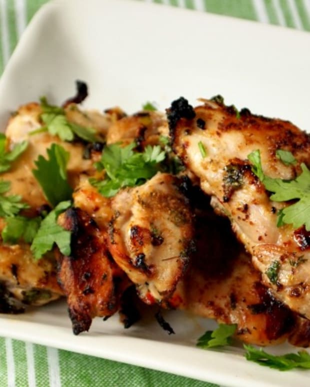 grilled cilantro chicken with lime