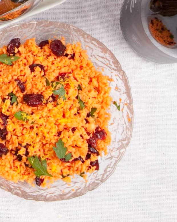 Sweet Potato and Dried Cranberry Salad