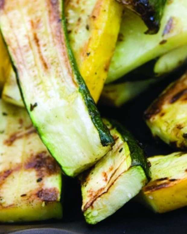 grilled zucchini with a zip