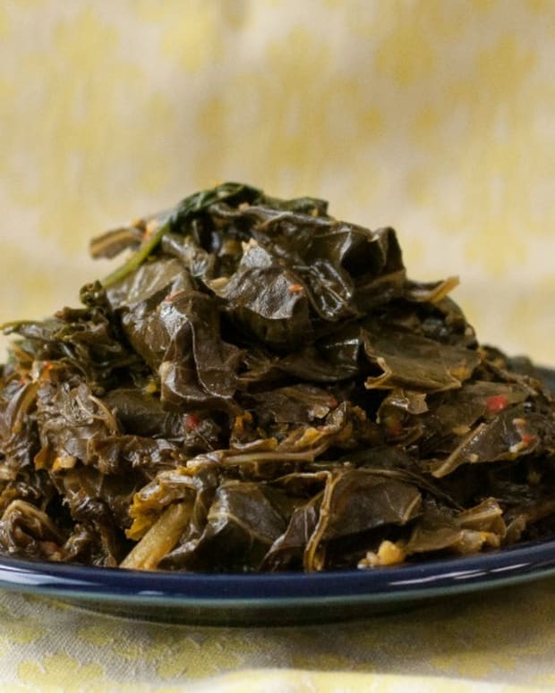 slow cooked greens, brazilian style
