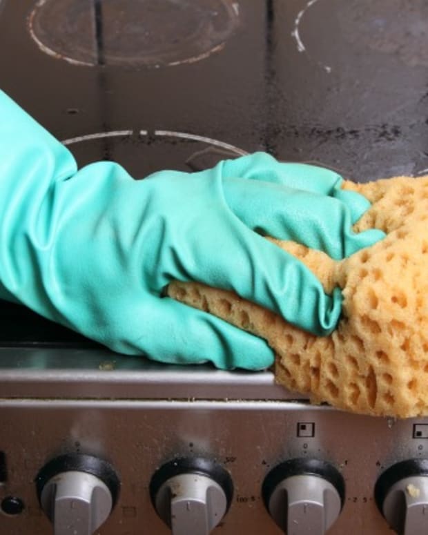 cleaning oven