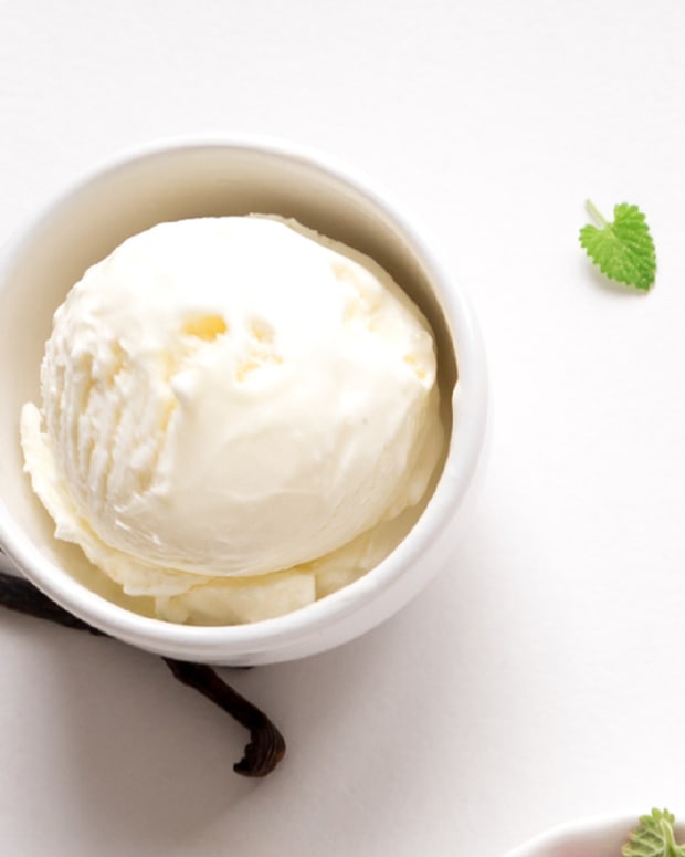 Homemade Vanilla Frozen Yogurt