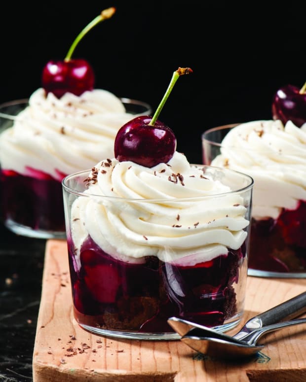 Black Forest Cheesecake Shooters