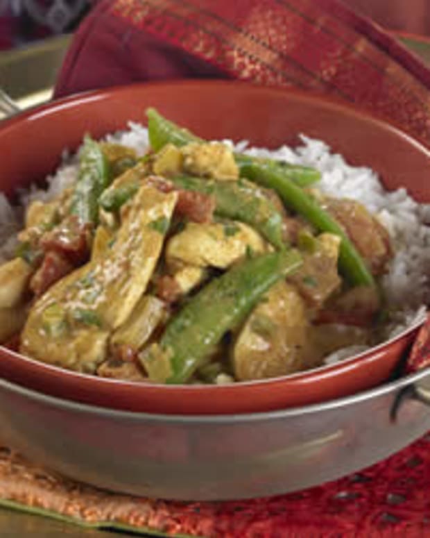 Chicken and Sugar Snap Pea Curry