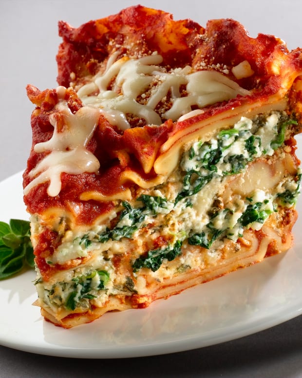 Slow Cooker Spinach Lasagna