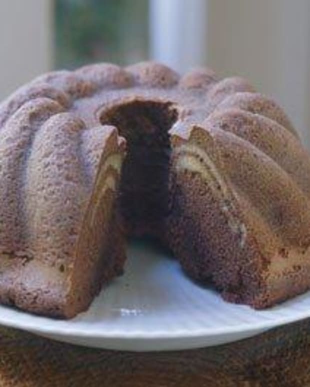 chocolate almond ripple cake